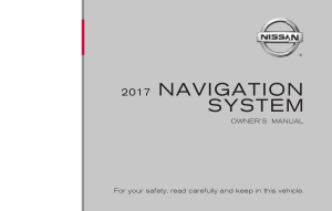 2017 Nissan QUEST 08IT Navigation Manual